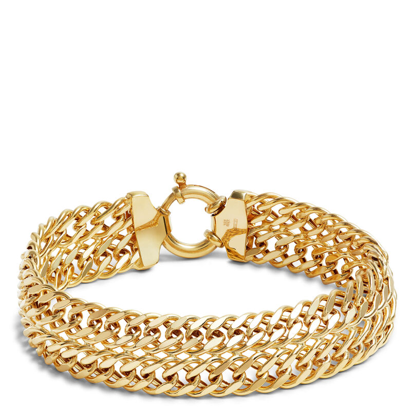 Toscano Double Bombay Bracelet,14K Yellow Gold image number 0