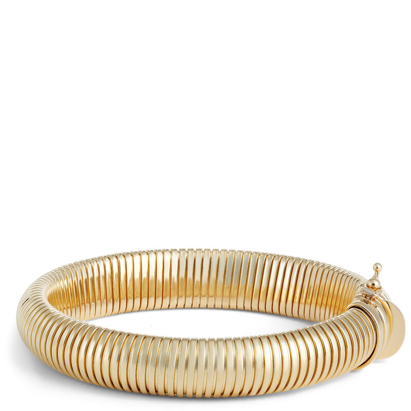 7.5-inch Toscano Tubogas Bracelet, 14K Yellow Gold image number 0