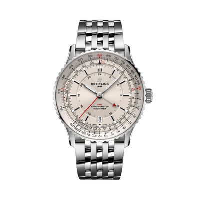 Breitling Navitimer Automatic GMT Beige Dial Watch, 41mm