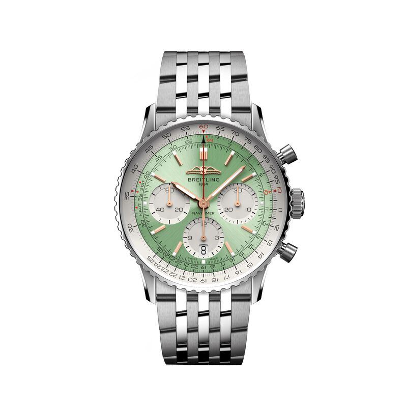 Breitling Navitimer B01 Chronograph 41 Green Dial, 41mm image number 0