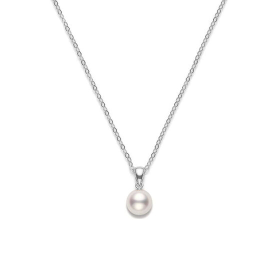 Mikimoto Akoya Cultured Pearl Pendant, 6mm, AA, 18K