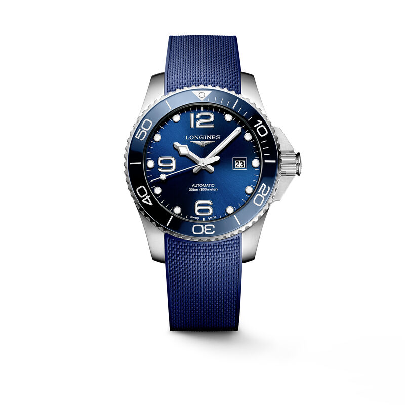 Longines Hydroconquest Sunray Blue Dial Watch, 43mm image number 0