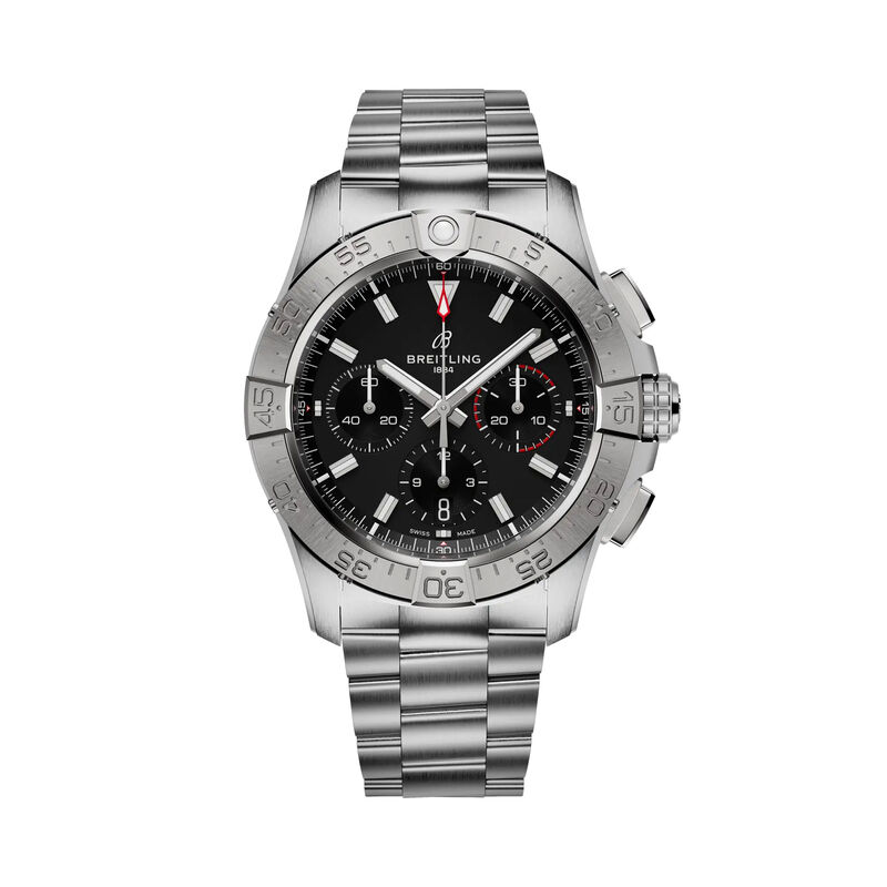 Breitling Avenger BO1 Chronograph Black Dial Stainless Steel Bracelet, 42 mm image number 0