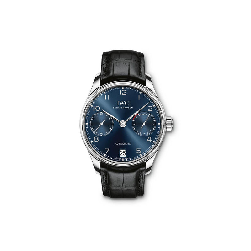 Pre-Owned IWC Portugieser Automatic Blue Dial Date Watch, 42.3mm image number 0
