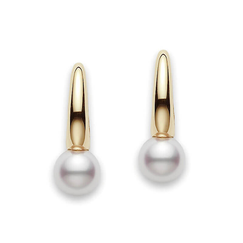 Mikimoto Classic Elegance Akoya Cultured Pearl Earrings 18K image number 0
