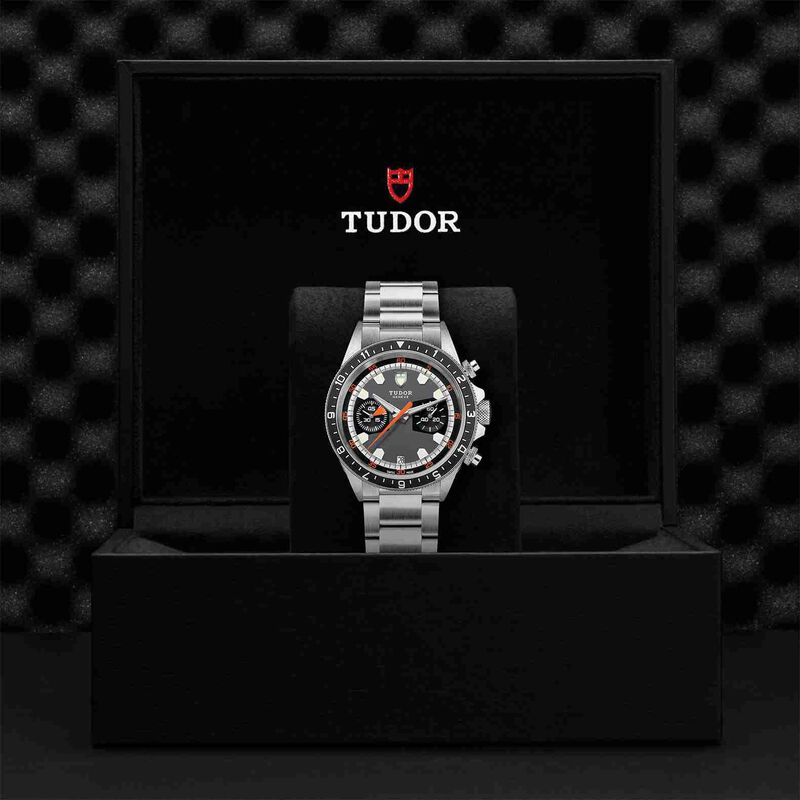 TUDOR Heritage Chrono Watch Steel Case Grey Dial, 42mm image number 1