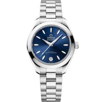 OMEGA Seamaster Aqua Terra 150M Blue Dial Watch, 30mm