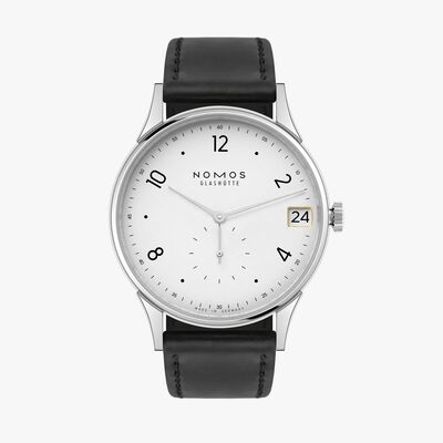 NOMOS Minimatik Date White Dial Watch, 39.5mm
