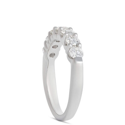 Ben Bridge Signature 7 Stone Diamond Anniversary Band, Platinum