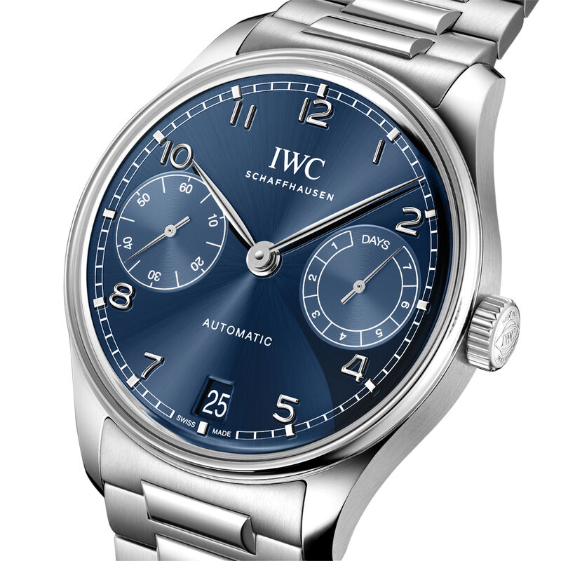 IWC Portugieser Automatic 42 Blue Dial Watch, 42.4mm image number 2