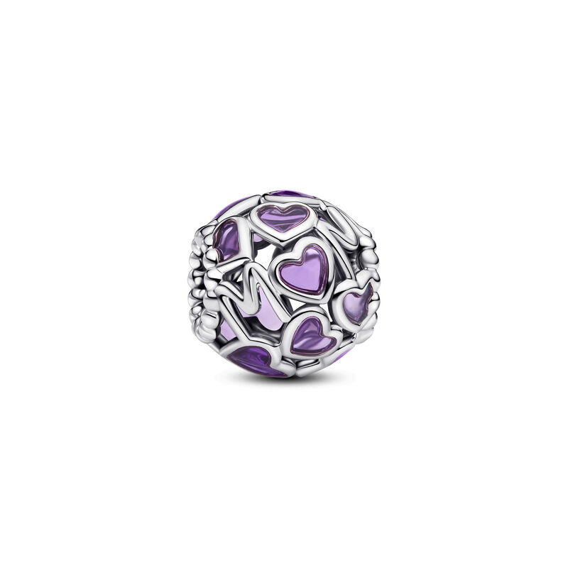 Pandora Openwork Hearts Mum Charm image number 0