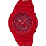G-Shock Analog Digital Watch Red Octagon Bezel, 48.5mm