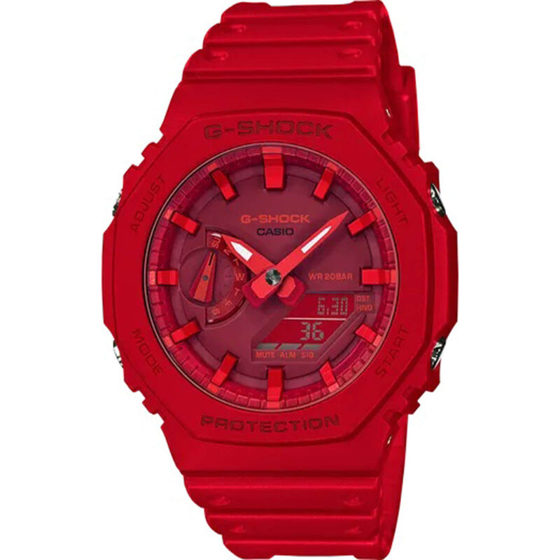 G-Shock Analog Digital Watch Red Octagon Bezel, 48.5mm image number 1