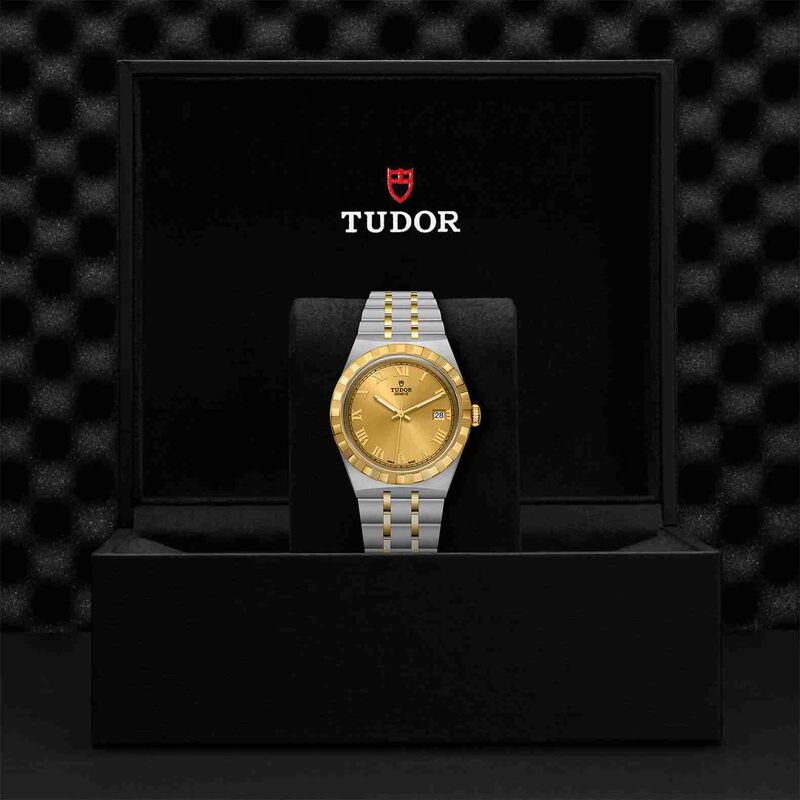 TUDOR Royal Watch Steel Case Champagne Dial Steel And Gold Bracelet, 38mm image number 2