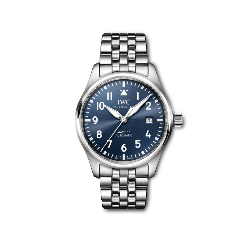 IWC Pilot's Watch Mark XX Blue Dial Watch, 40mm image number 0