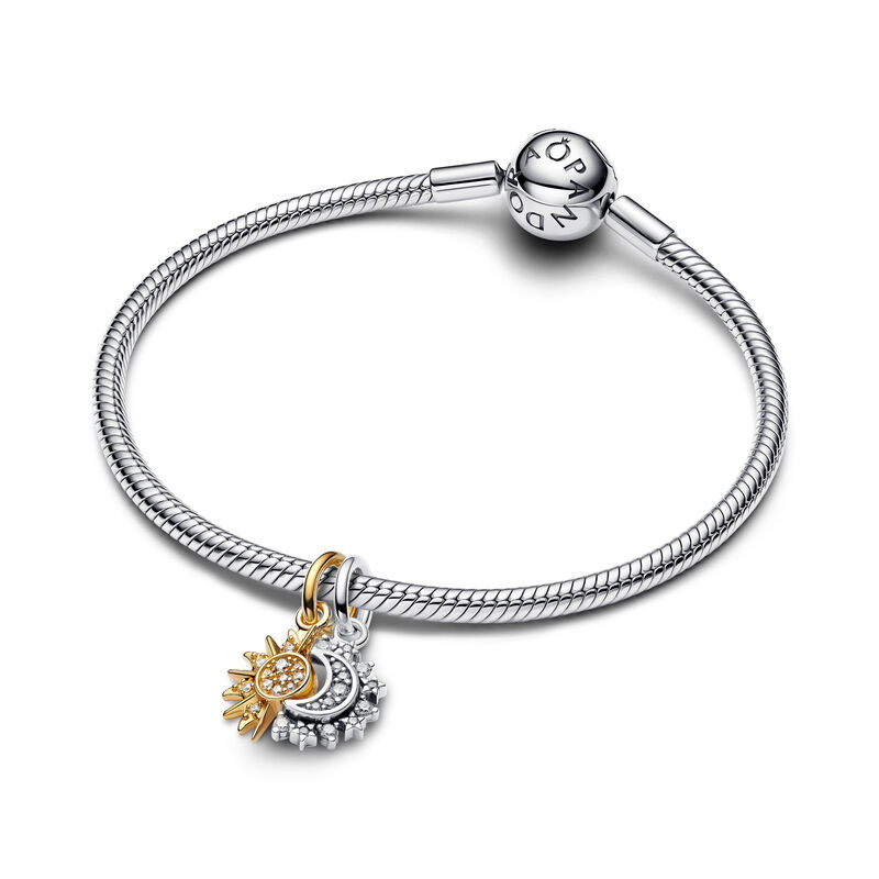Pandora Splittable Sun & Moon Dangle Charm image number 2