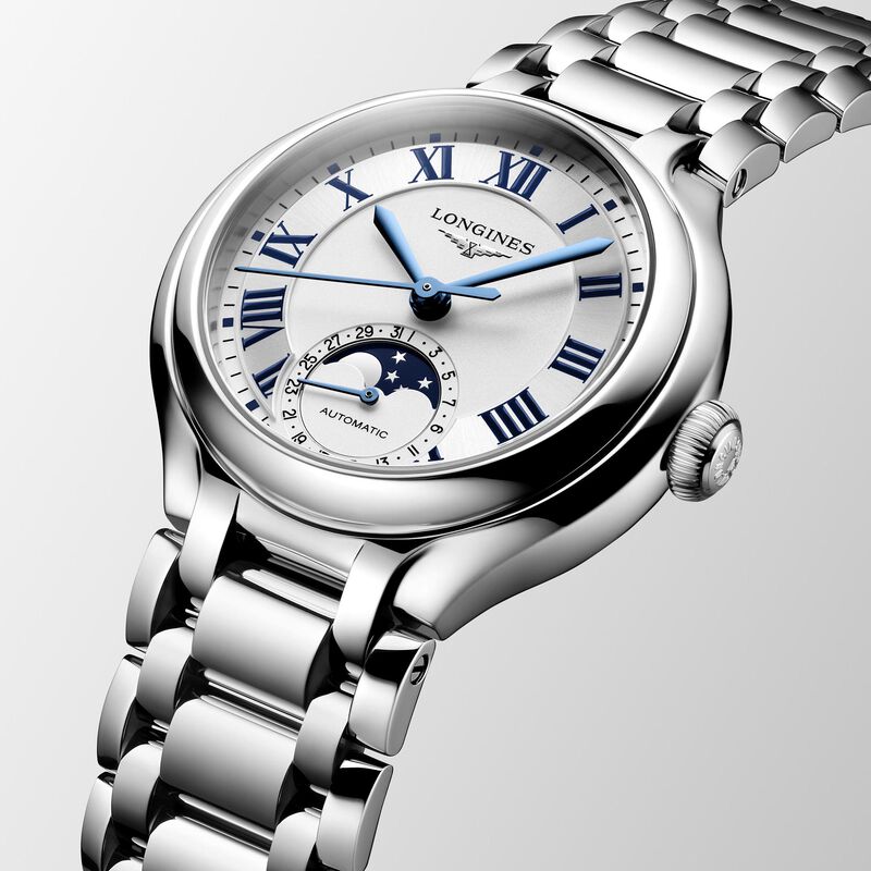 Longines Primaluna Moonphase White Dial Watch, 34mm image number 2