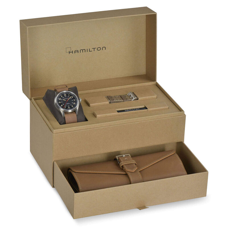 Hamilton Khaki Field Far Cry® 6 Titanium Leather Watch, 42mm image number 4