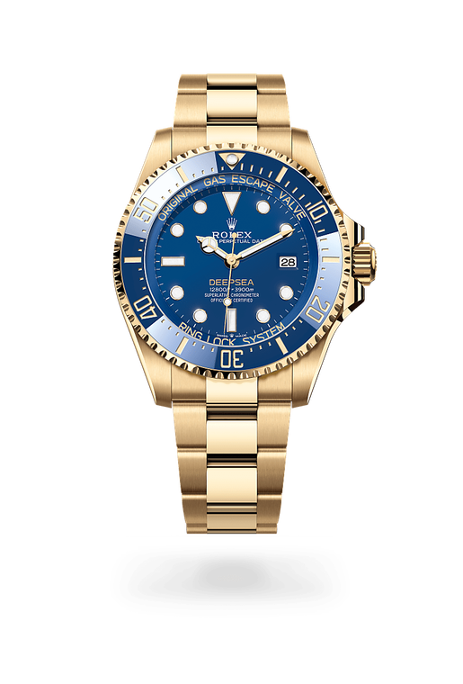 rolex deepsea in 18 ct yellow gold, m136668lb-0001 - ben bridge