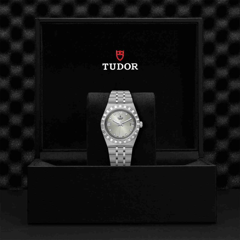 TUDOR Royal Watch Silver Dial Steel Bracelet, 34mm image number 2
