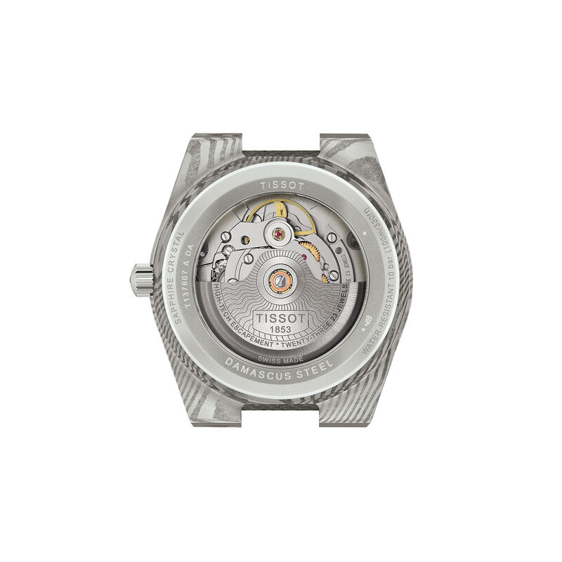 TISSOT PRX Damascus Steel Gray Dial Watch, 38mm image number 2