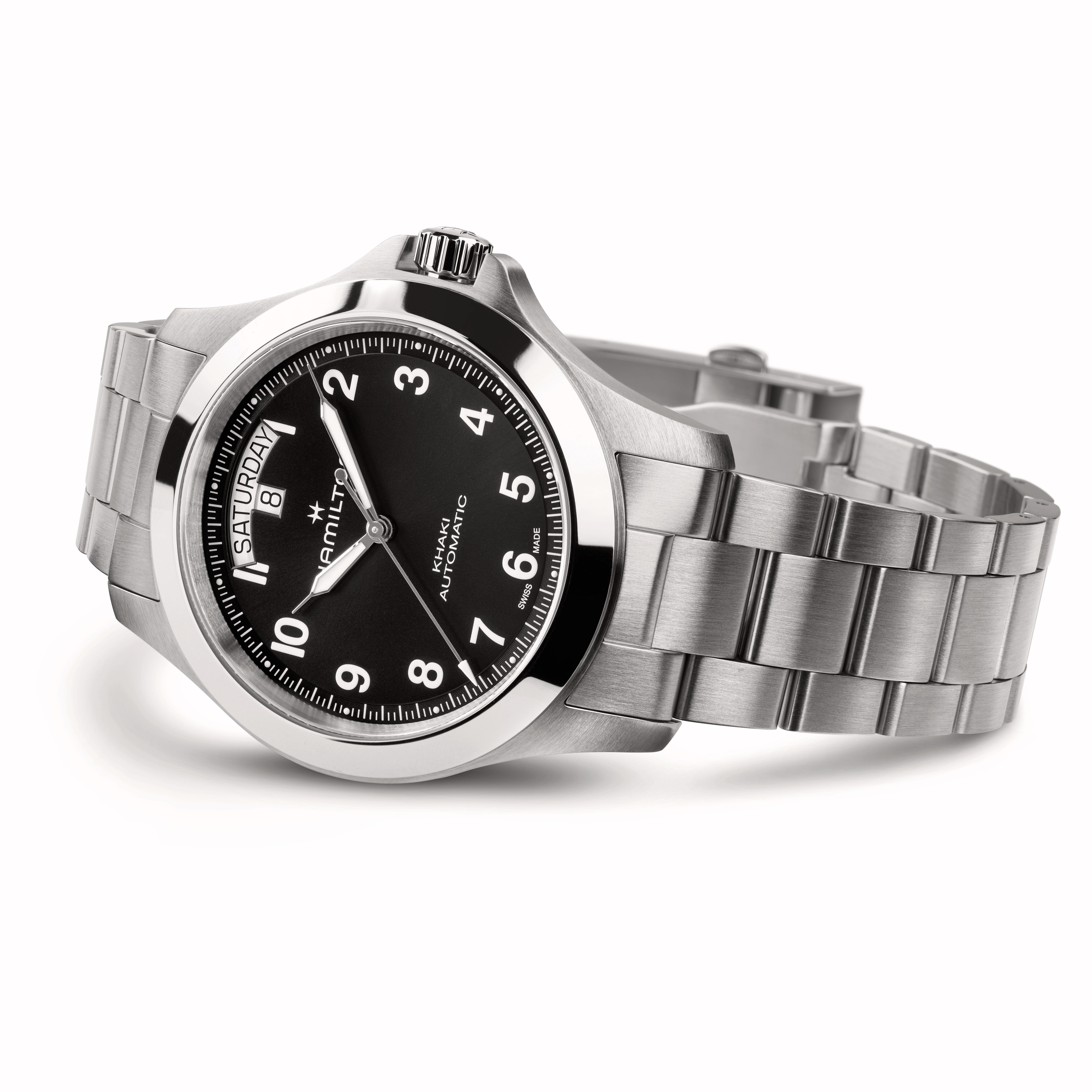 Hamilton Jazzmaster Quartz Black Dial Watch, 40mm
