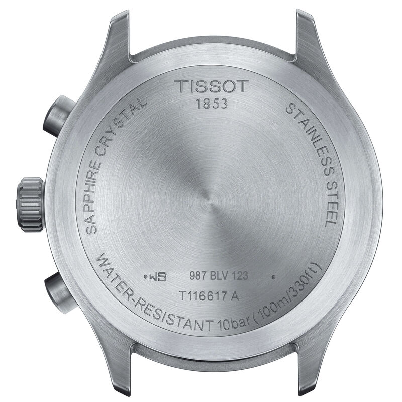 Tissot Chrono XL Vintage Blue Leather Steel Quartz Watch, 45mm image number 3