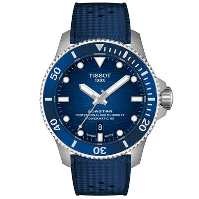 Tissot Seastar 2000 Blue Dial Watch, 44mm