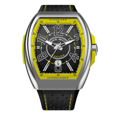 Franck Muller Vanguard Racing Black Dial Watch, 44mm x 53.7mm
