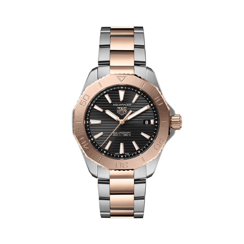 TAG Heuer Aquaracer Professional 200 Solargraph Black Dial Watch, 40mm image number 0