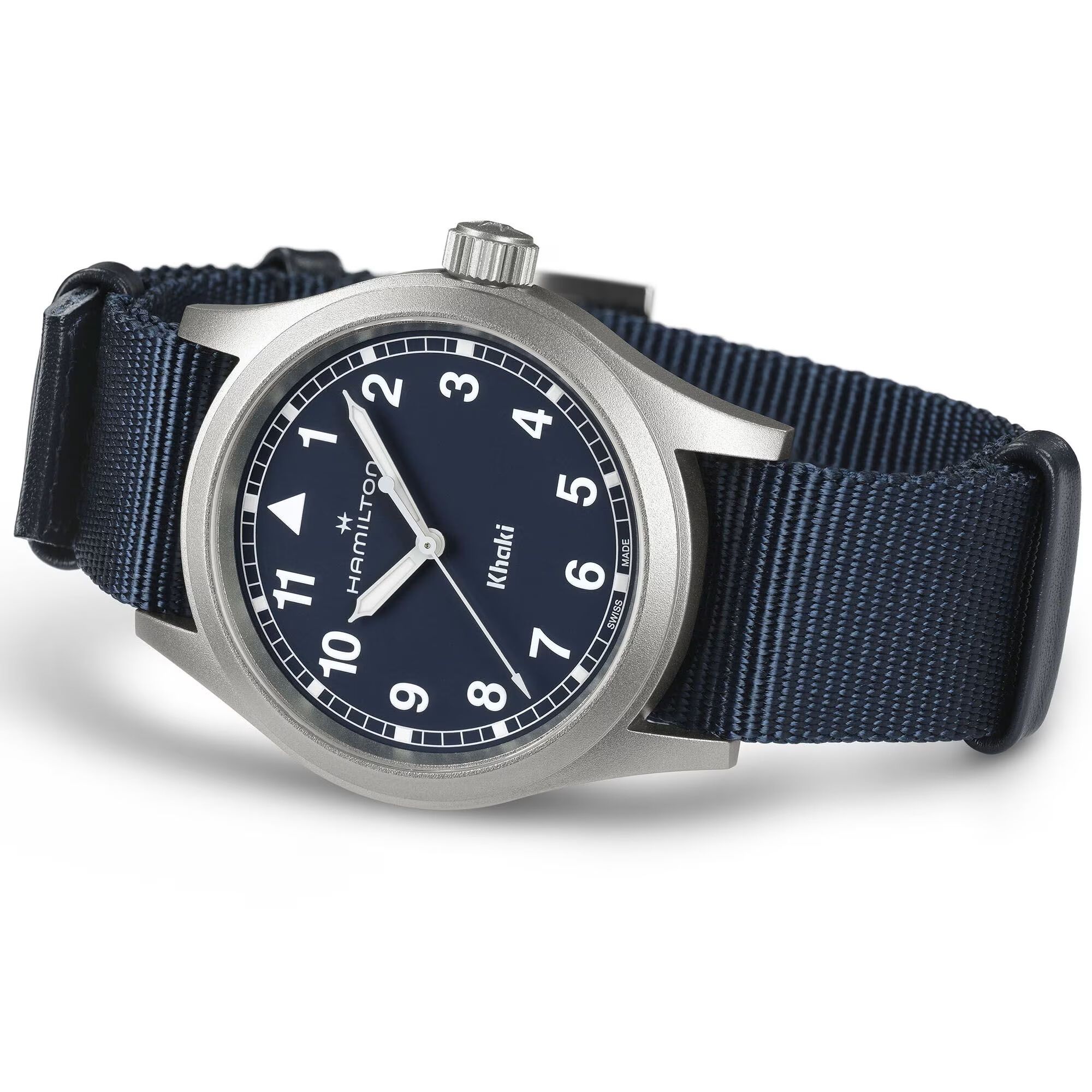 Hamilton Khaki Field Quartz Watch Blue Dial, 38mm