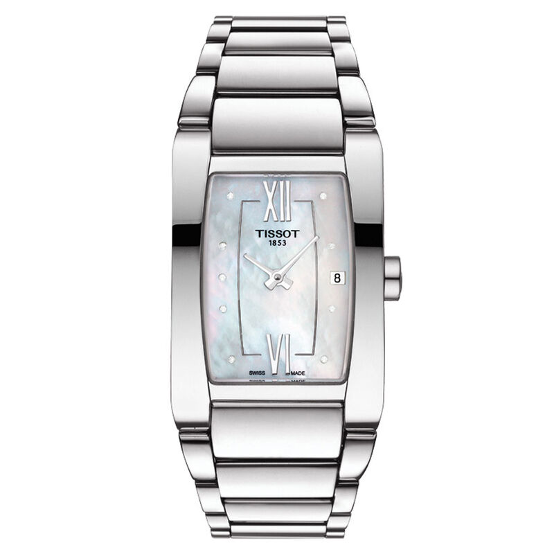 Tissot Generosi-T Diamond Index Mother Of Pearl Watch, 24x27.5mm image number 0