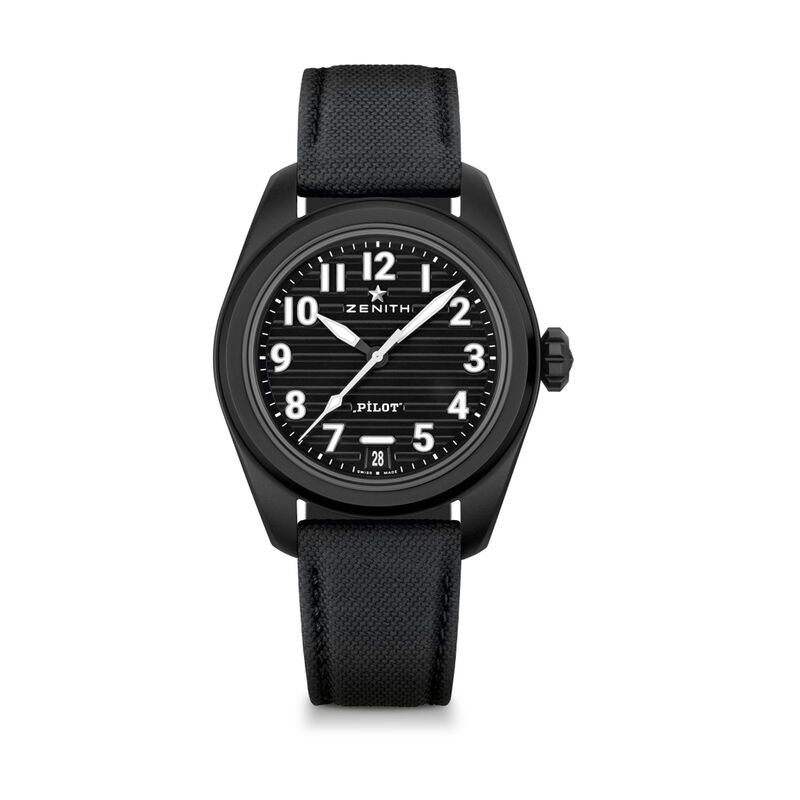 Zenith Pilot Automatic Black Dial Watch, 40mm image number 0