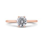 Bella Ponte "The Whisper Crown" Rose Gold Diamond Engagement Ring Setting 14K