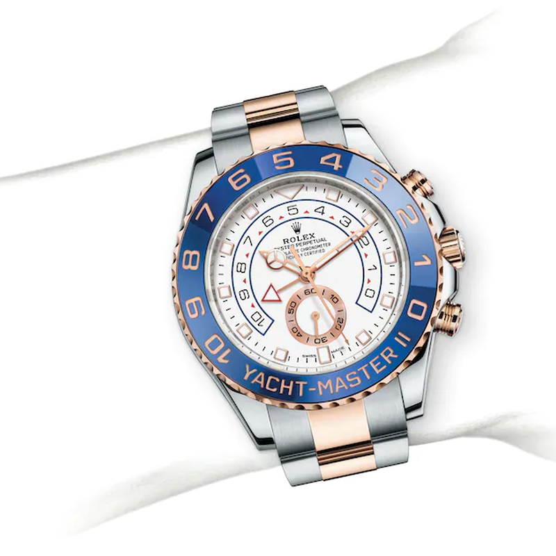 Rolex Yacht-Master II Yacht-Master Oyster, 44 mm, Oystersteel and Everose gold - M116681-0002 at Ben Bridge
