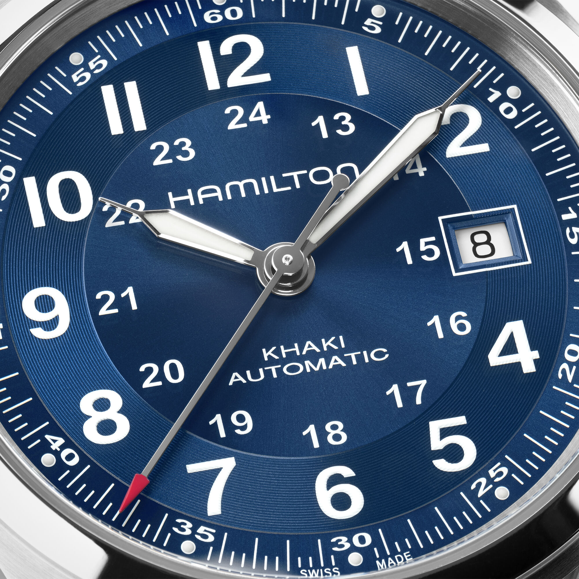 Hamilton Khaki Field Auto Blue Dial Watch, 42mm