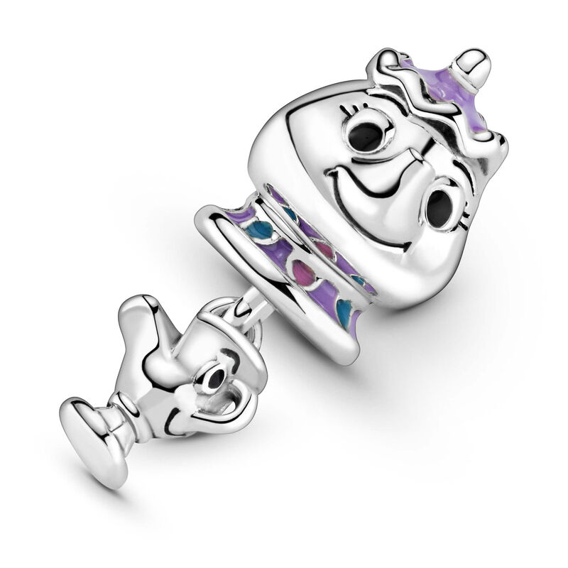 Pandora Disney Beauty & the Beast Mrs. Potts & Chip Dangle Charm image number 1