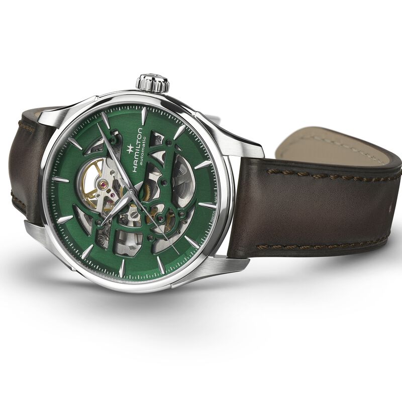 Hamilton Jazzmaster Skeleton Auto Green Dial Color, 40mm image number 1