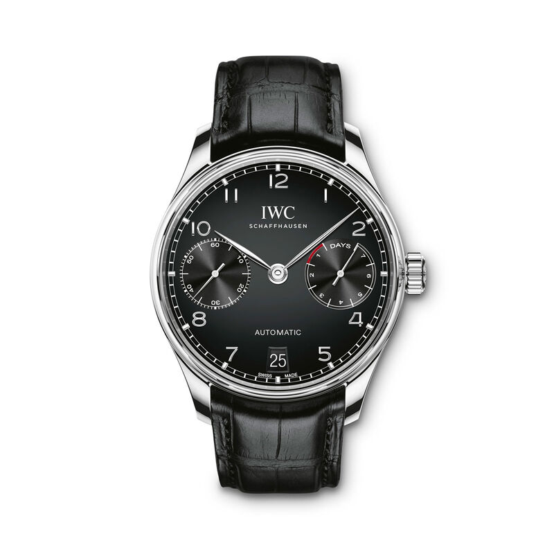 Pre-Owned IWC Portugieser Automatic Black Dial Watch, 43.2mm image number 0