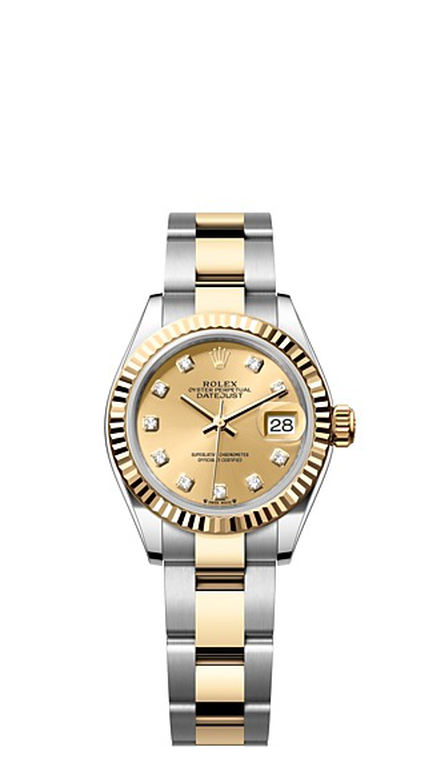 Rolex Lady-Datejust Oyster, 28 mm, Oystersteel and yellow gold - M279173-0012 at Ben Bridge