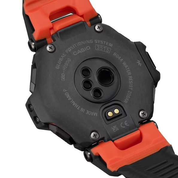 G-Shock Move Digital Watch Black Metallic Case and Dial, Black Strap, 52.6mm
