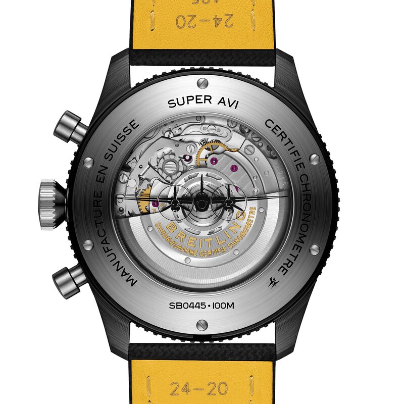 Breitling Super AVI B04 Chronograph GMT 46 Mosquito Night Fighter Black Dial, 46mm image number 1