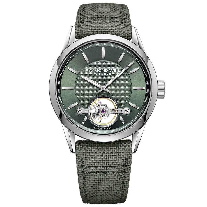 Raymond Weil Freelancer Calibre RW1212 Automatic Watch Green Dial, 42.5mm image number 0