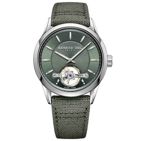 Raymond Weil Freelancer Calibre RW1212 Automatic Watch Green Dial, 42.5mm