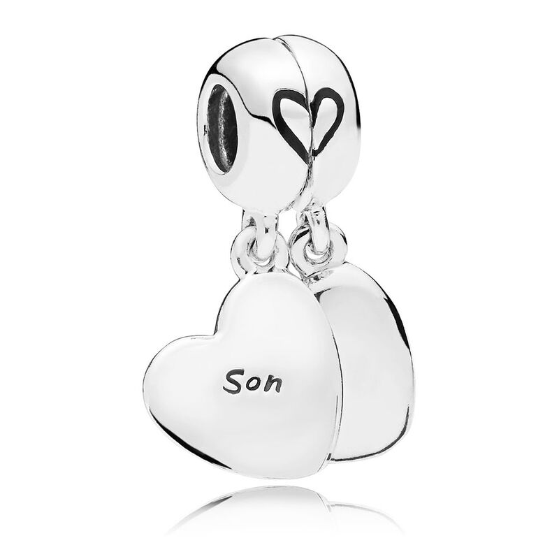 Pandora Mother & Son Love Dangle Enamel Split Charm image number 0