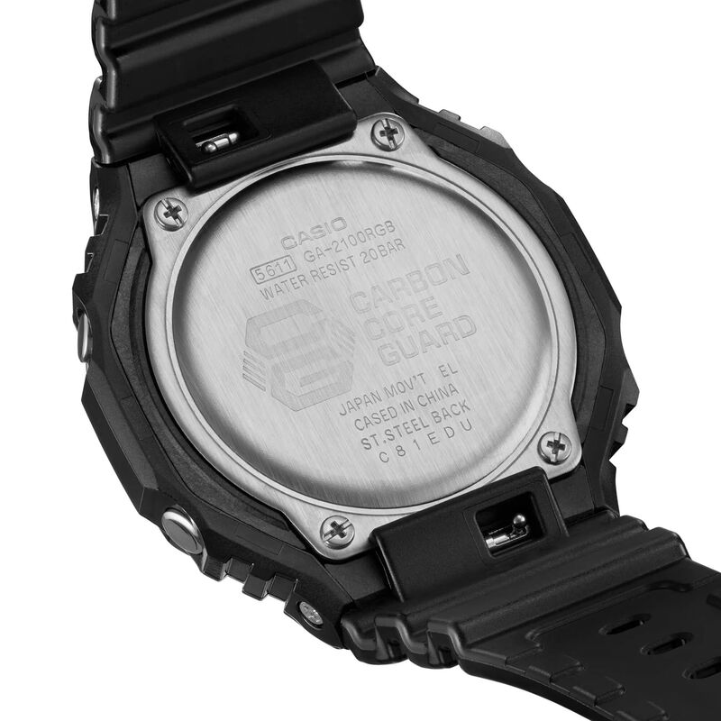 G-Shock Analog-Digital Watch Black Dial Black Resin Band, 48.5mm image number 2