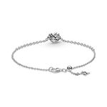 Pandora Heart Family Tree CZ Chain Bracelet