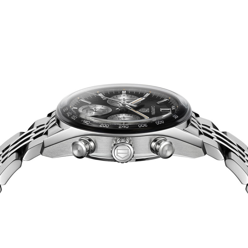 TAG Heuer Chronograph Black Dial Watch, 39mm image number 2