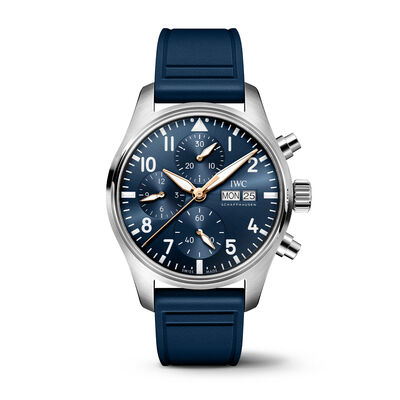 IWC Pilot&rsquo;s Watch Chronograph Le Petit Prince Blue Dial Watch, 41mm
