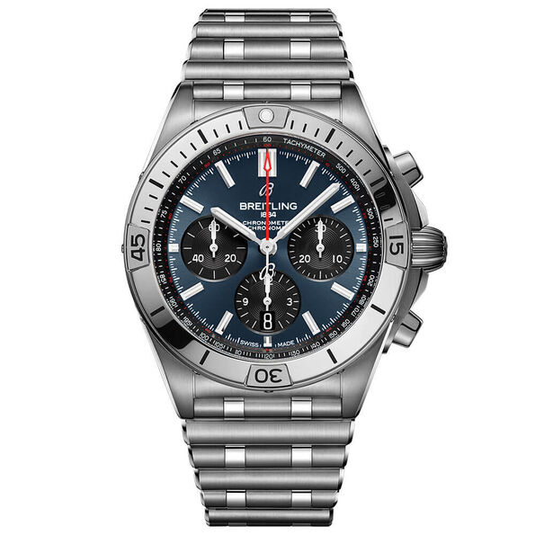 Breitling Chronomat B01 42 Blue Steel Watch, 42mm